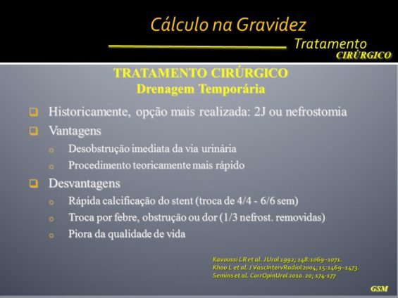 Dr. Giovanni Marchini - Urologia - Gravidez e cálculo renal - drenagem temporária