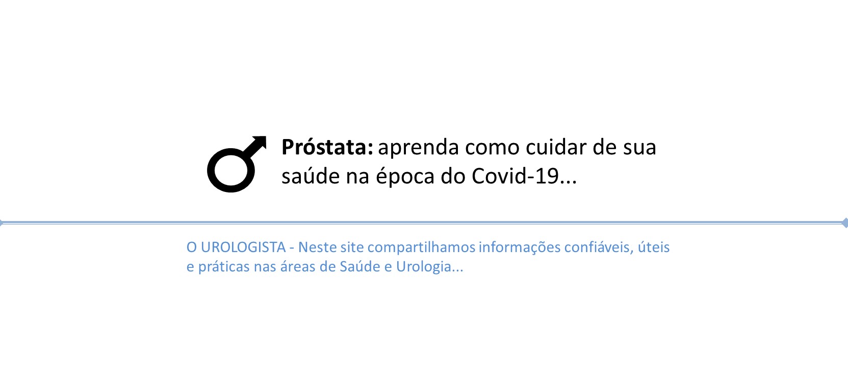 Cuidados com a Próstata em tempos de Covid-19