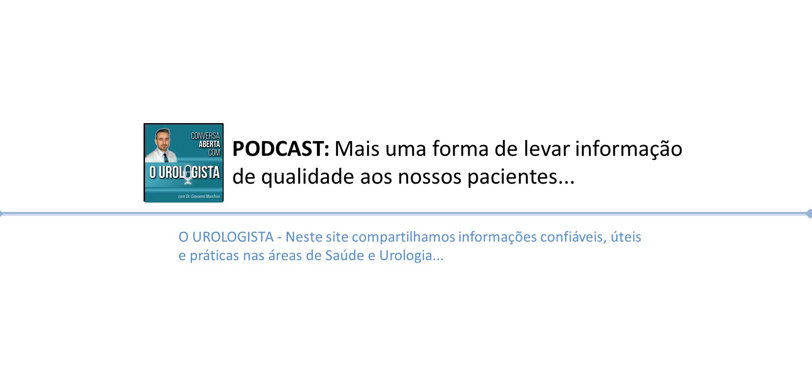 PODCAST de Urologia: Informação de Qualidade Para Vo