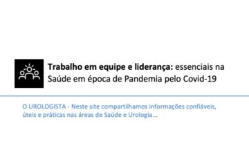 Trabalho em equipe e liderança: essenciais na Saúde em época de Pandemia pelo Covid-19