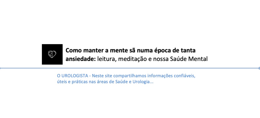 Como manter a mente sã numa época de tanta ansiedade: leitura, meditação e nossa Saúde Mental