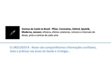 Vacinas de Covid no Brasil – Pfizer, CoronaVac, Oxford, Sputnik, Moderna, Janssen