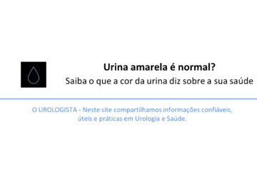 Urina amarela é normal?